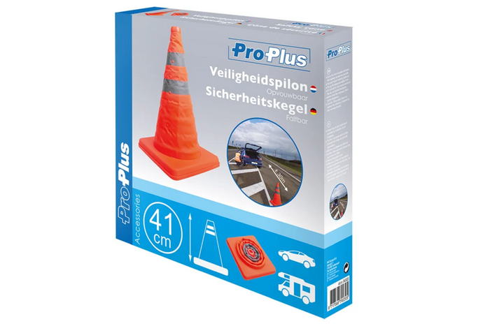ProPlus 540320 kokkupandav liikluskoonuse hoiatuskoonus 41cm