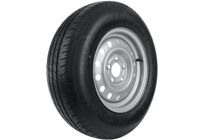 Kahe tugevdatud ratta komplekt haagisele LINGLONG REHV 185/80 R14C 104/102N UNITRAILER RIM 5.5Jx14"H2 5x112 ET:30