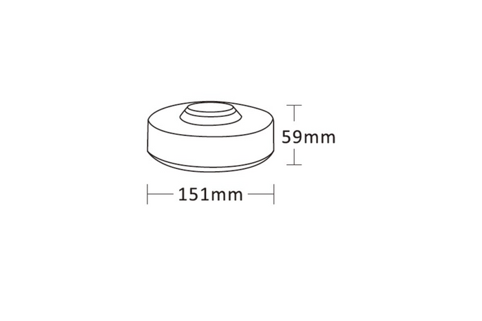 KAMAR UFO2 ALR0077 LED-hoiatuslamp vilkuv tuli