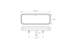 TruckLED L1871+L1872 LED NEON DYNAMIC tagatuled, 0,35 m kaabel, 6 funktsiooni, vasak+parem