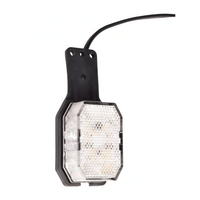 ASPÖCK FLEXIPOINT LED parempoolne suunatuli kronsteiniga valge/punane
