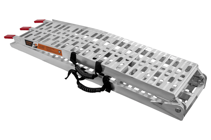 UNITRAILER ALR003 kokkupandav alumiiniumist haagise kaldtee 221cm 340kg rihma ja toega