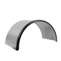 Topeltporitiib haagisele 17,5-19,5" DOMAR DK7140 rattakoobas 1000/500mm metallist kummist äärega