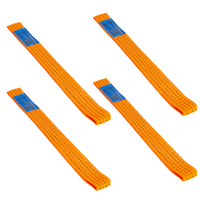 Nelja transpordirakme komplekt UNITRAILER haagisele 0,5 m/50 mm/4t oranž