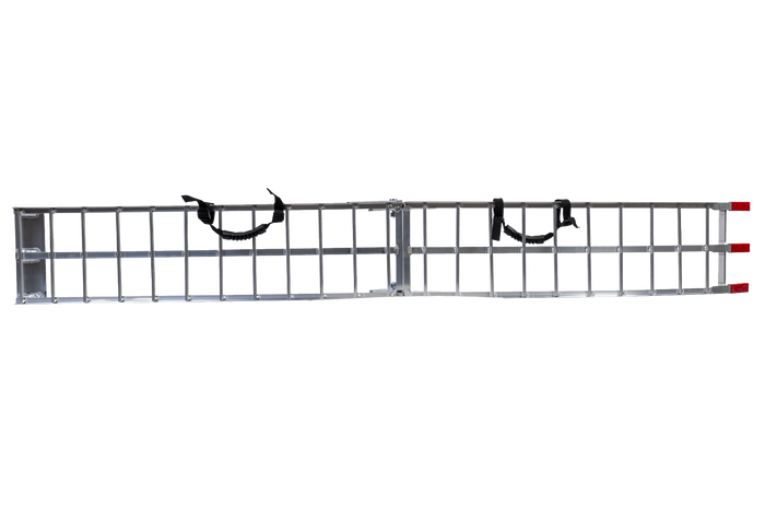 UNITRAILER ALR002 kokkupandavad alumiiniumist haagissuvilate kaldteed 221cm 680kg rihmaga, 2 tk komplekt