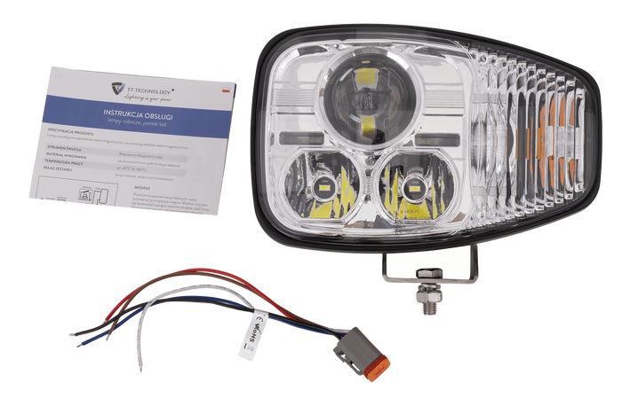TT Technology TT.16610-L+TT.16610-P LED esituled 3 funktsiooniga 21xLED 4450lm vasak+parem JCB/Cat/Manitou/Volvo/Terex traktoritele